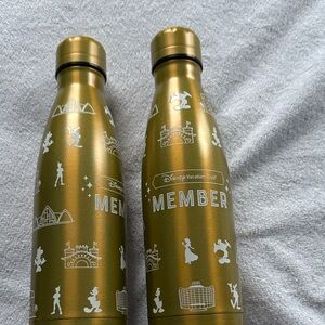 Disney Gold Member Water Bottle